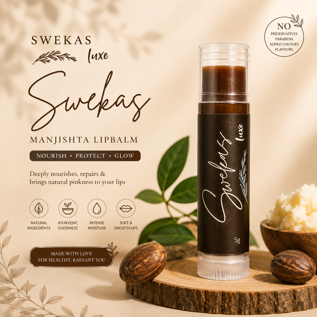 Manjishta Lip Balm